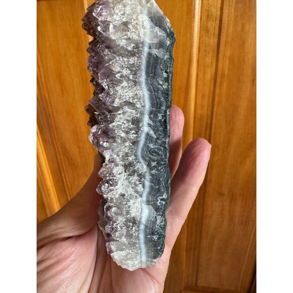 Soledadji Amethyst Cluster w/ Hematite | 414g | Deep Purple Crystal | Beautiful - Picture 5 of 17